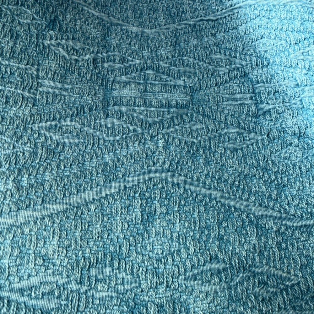 Pier 1 Imports Teal Textured Pillow Covers 20” x 20” Zipper Set Of 2 - Picture 7 of 8